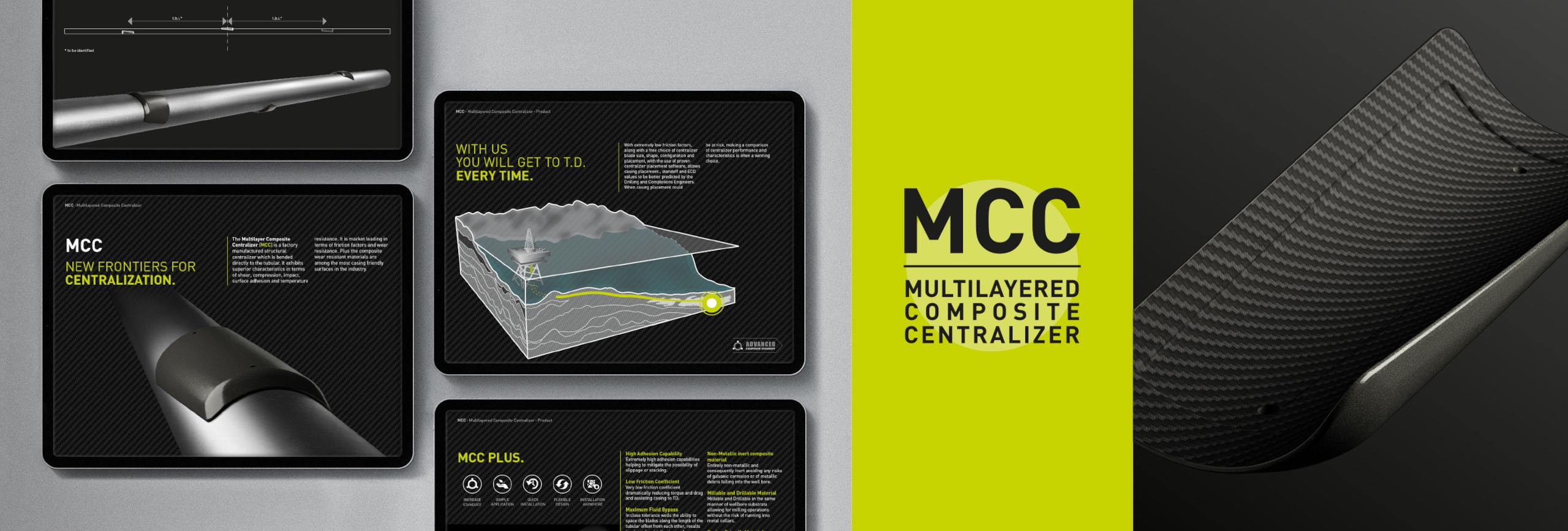 MCC di Maxwell Oil Tools Un progetto di comunicazione per un centralizzatore di pozzo petrolifero