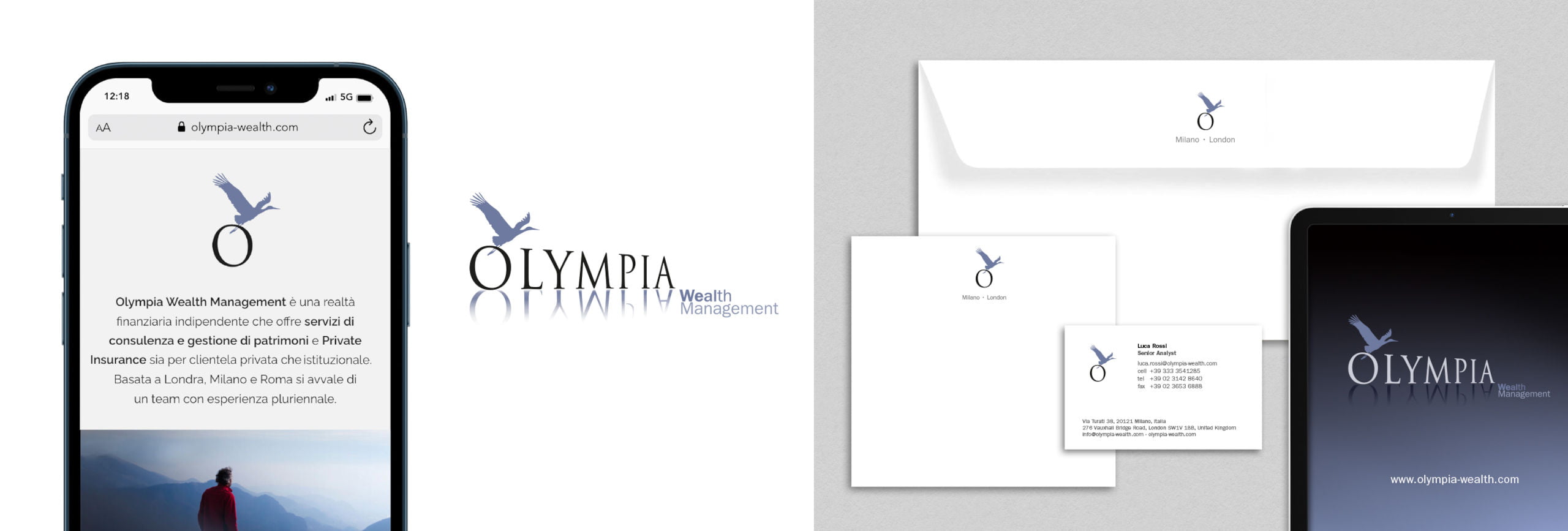 Olympia Wealth Management-Un progetto di comunicazione per una società di gestione del patrimonio