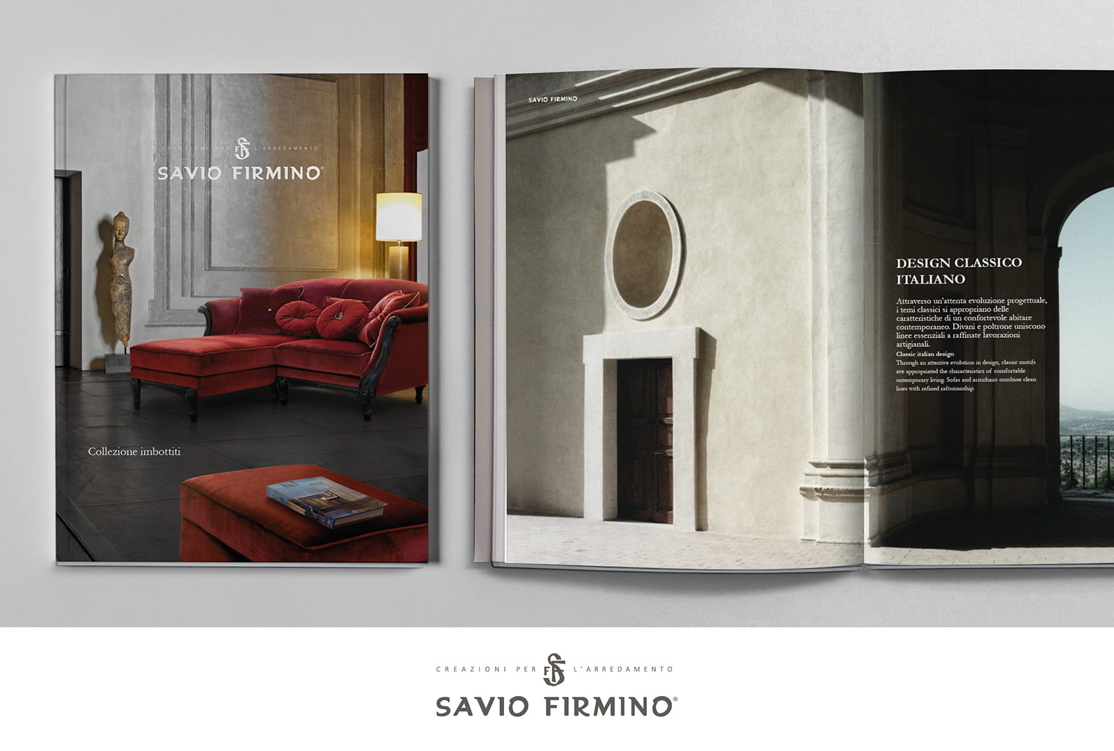 Savio Firmino Photo shooting e catalogo esaltano la classicita del brand Mobile