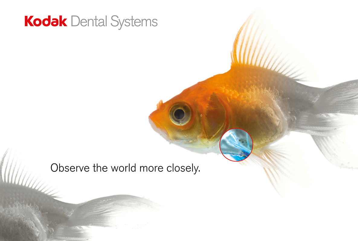 Kodak Dental Systems Campagna advertising dedicata al nuovo sensore intraorale
