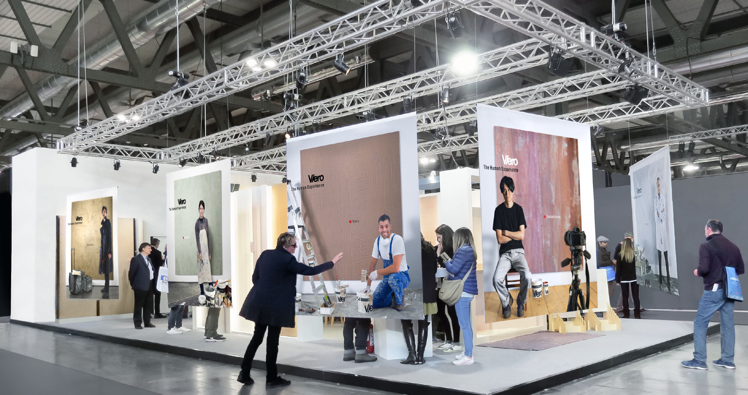 Viero Paints Image Campaign and Exhibition at Expo in Milan